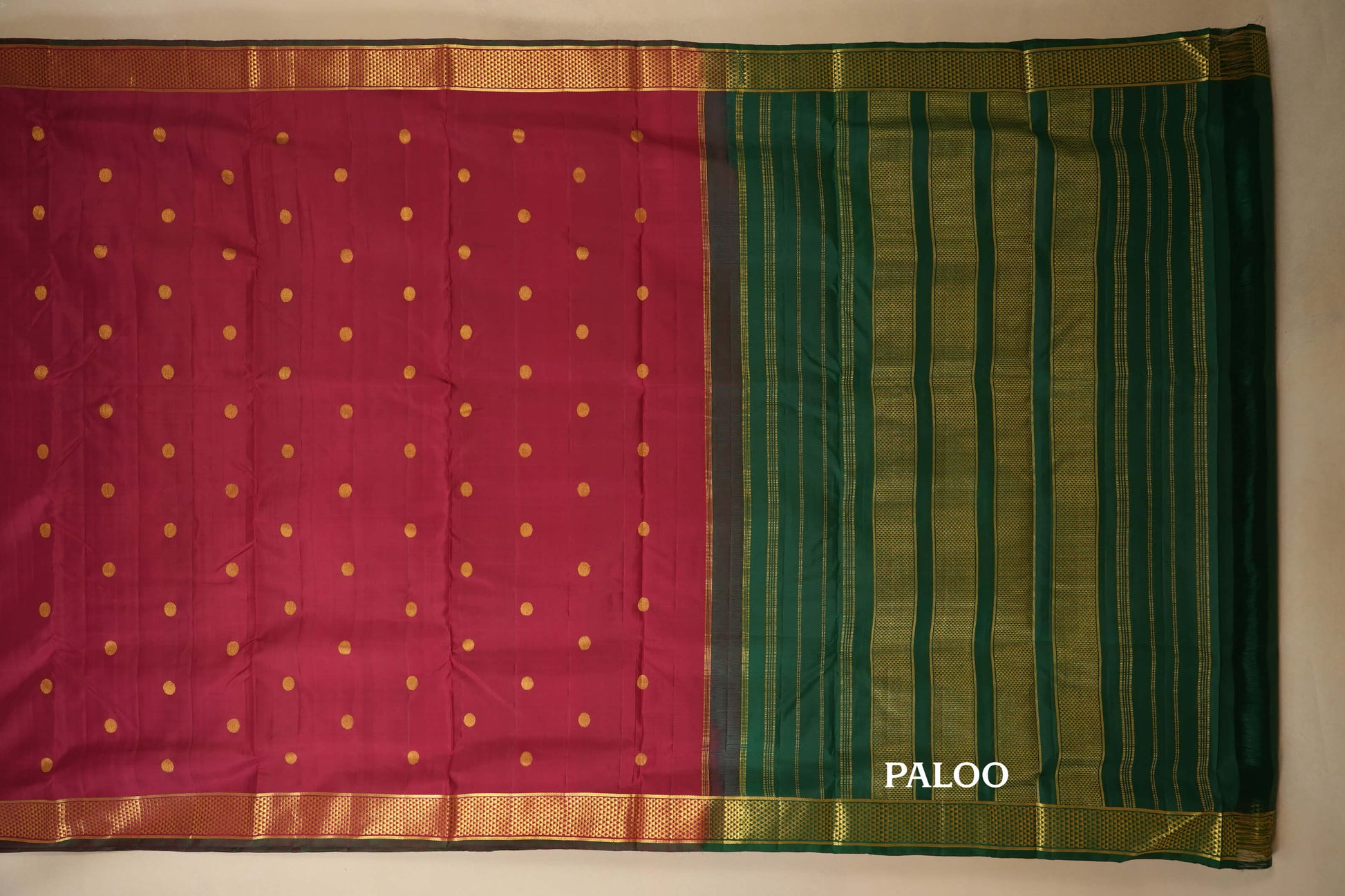 ten yards madisar silk saree paloo