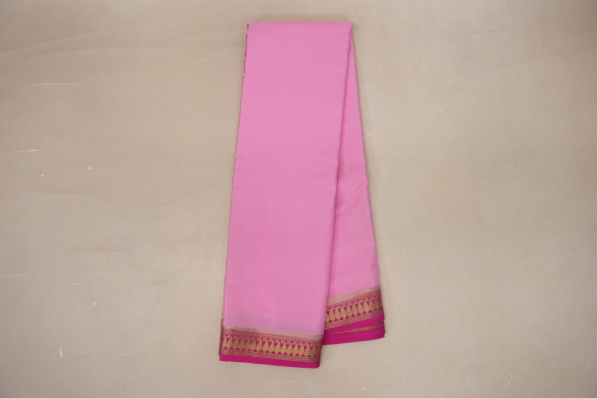 Baby Pink Mysore Silk Saree  online