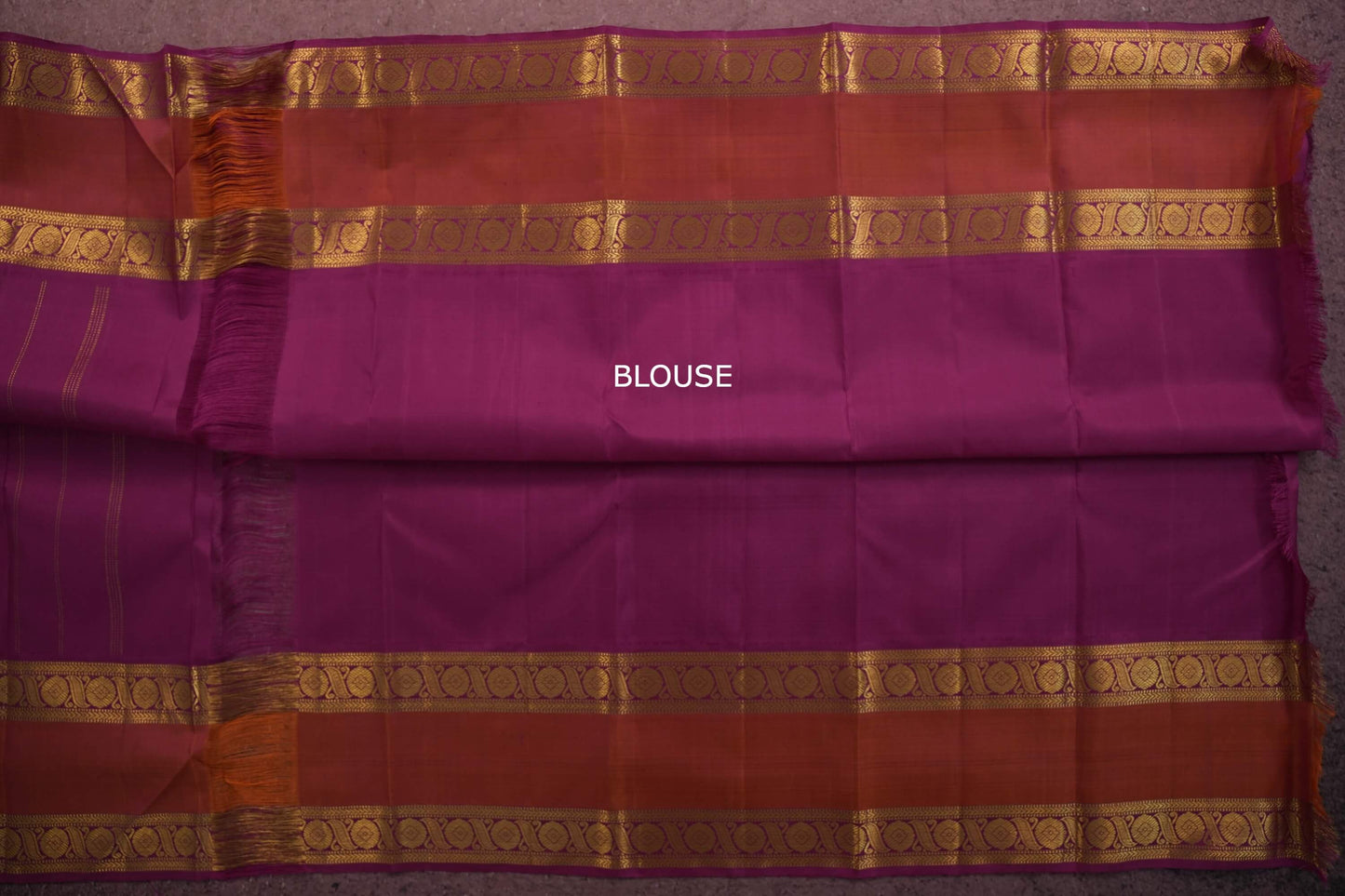 Lemon Green Rettai Pettu Kanjivaram Silk Saree SS6462