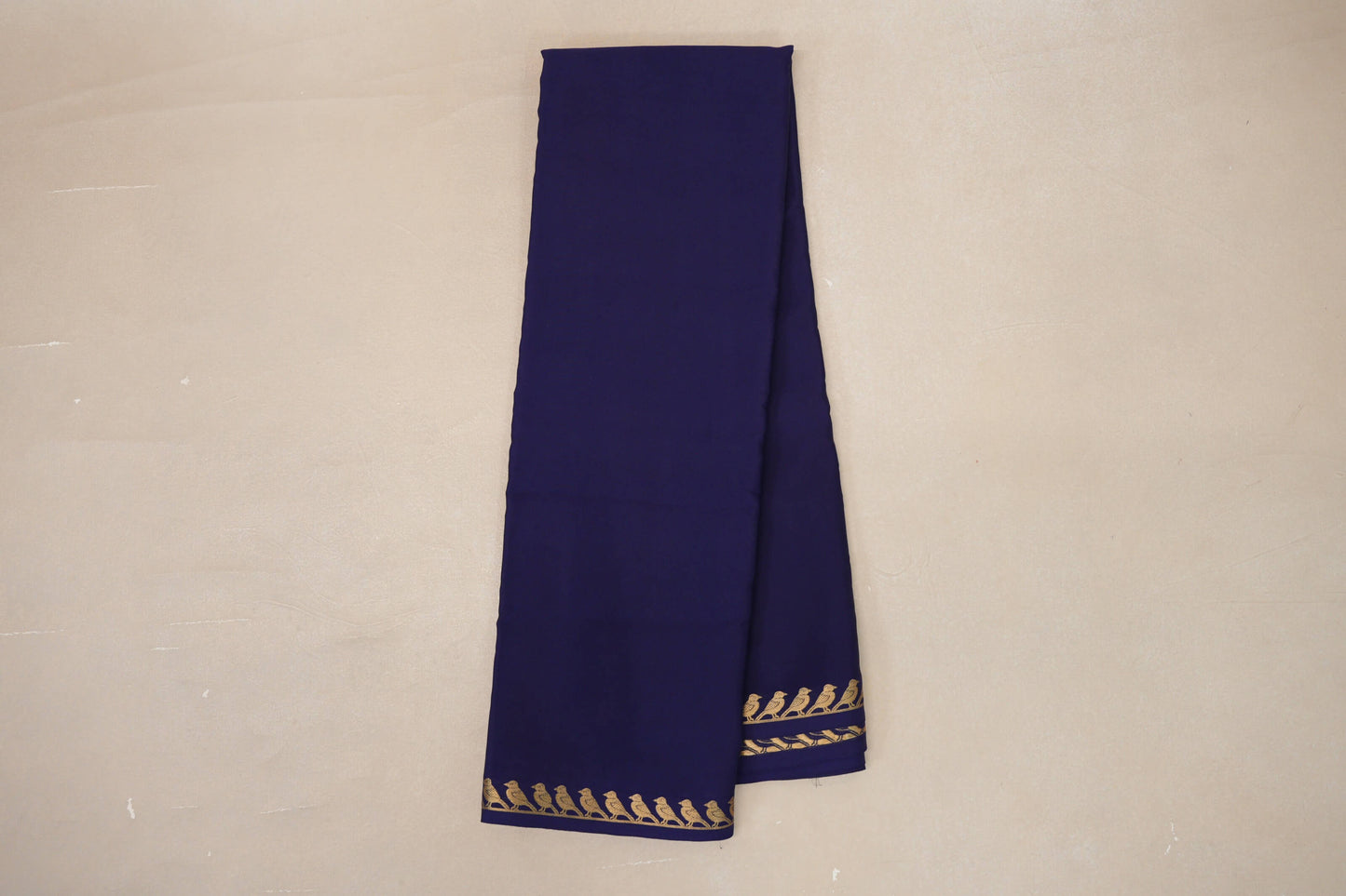 Deep Blue Mysore Silk Saree SS9029