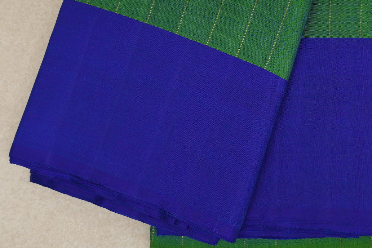 Rexona Green Plant Based Kanjivaram Silk Saree border