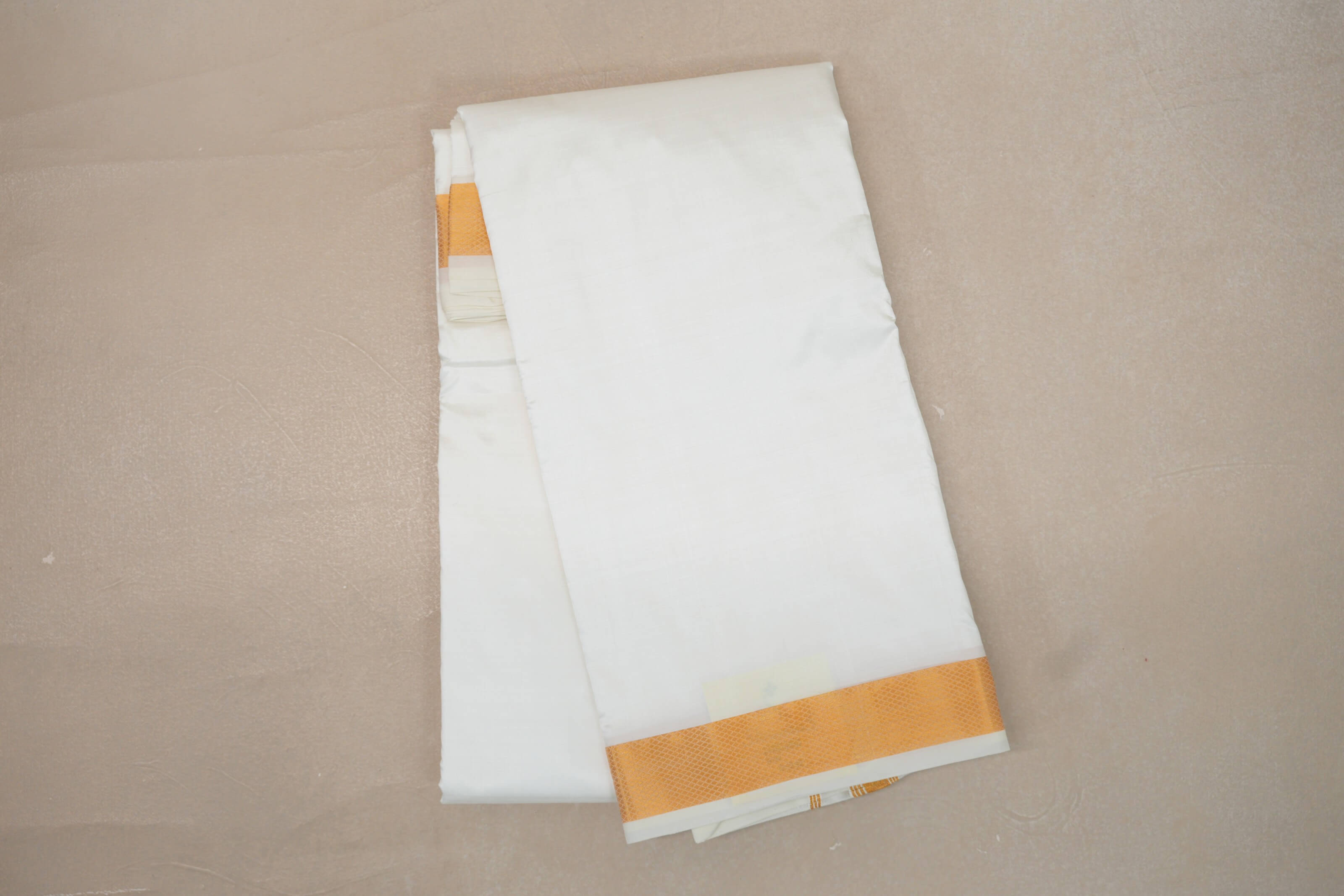 9 Mulam Silk Dhoti with 5 Mulam Angavastram for Wedding DH071