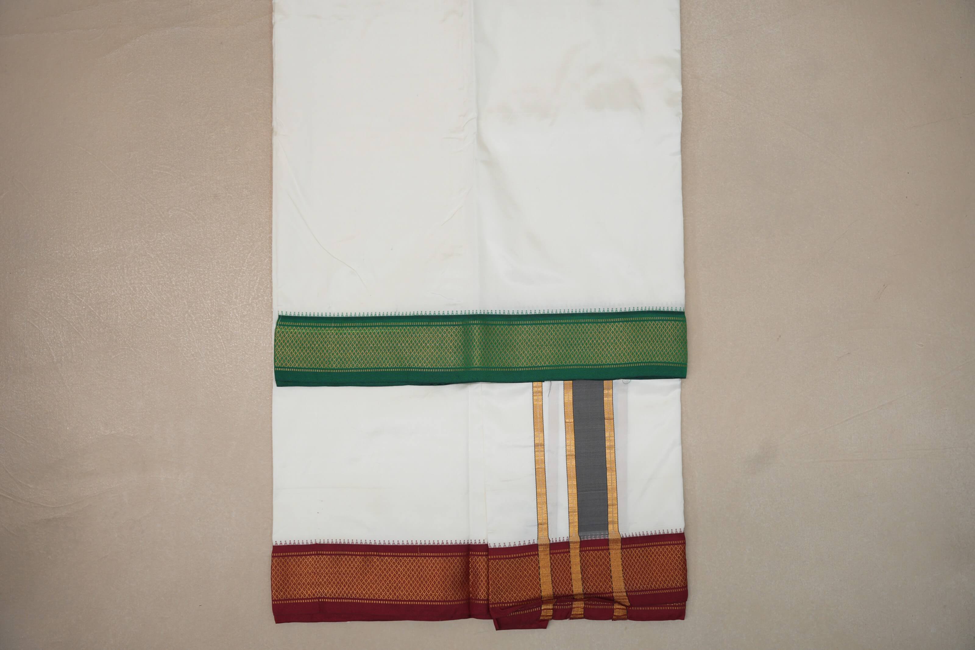8 Mulam Silk Dhoti for Wedding DH077