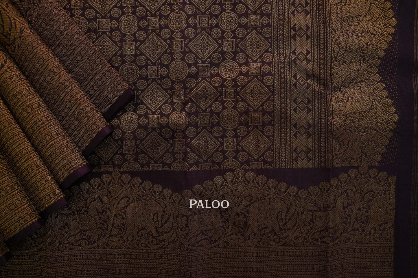 Vintage kanchipuram silk saree