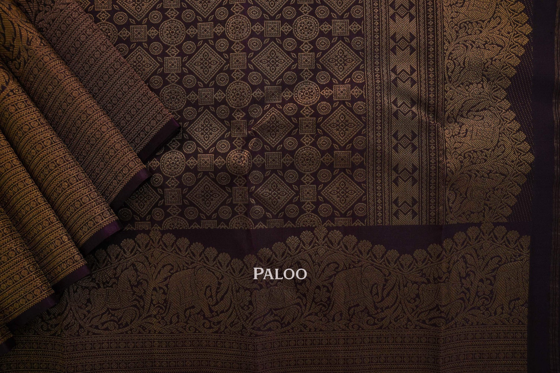 Vintage kanchipuram silk saree