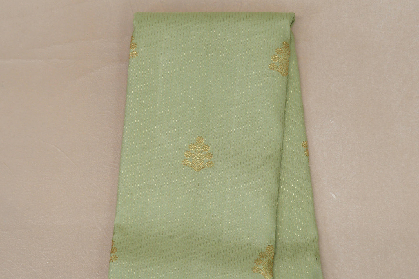 Light Pistachio Green Vintage Kanjivaram Silk Saree SS9065