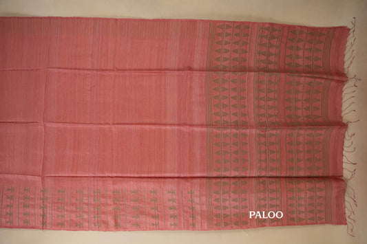 tussar silk saree paloo