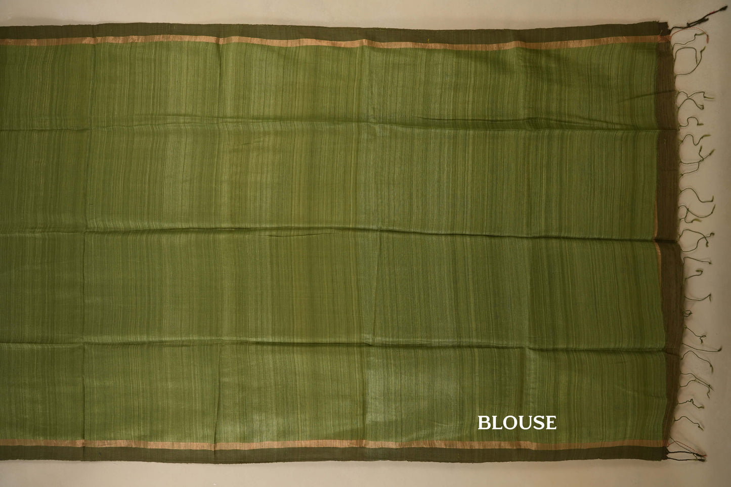 tussar silk saree blouse