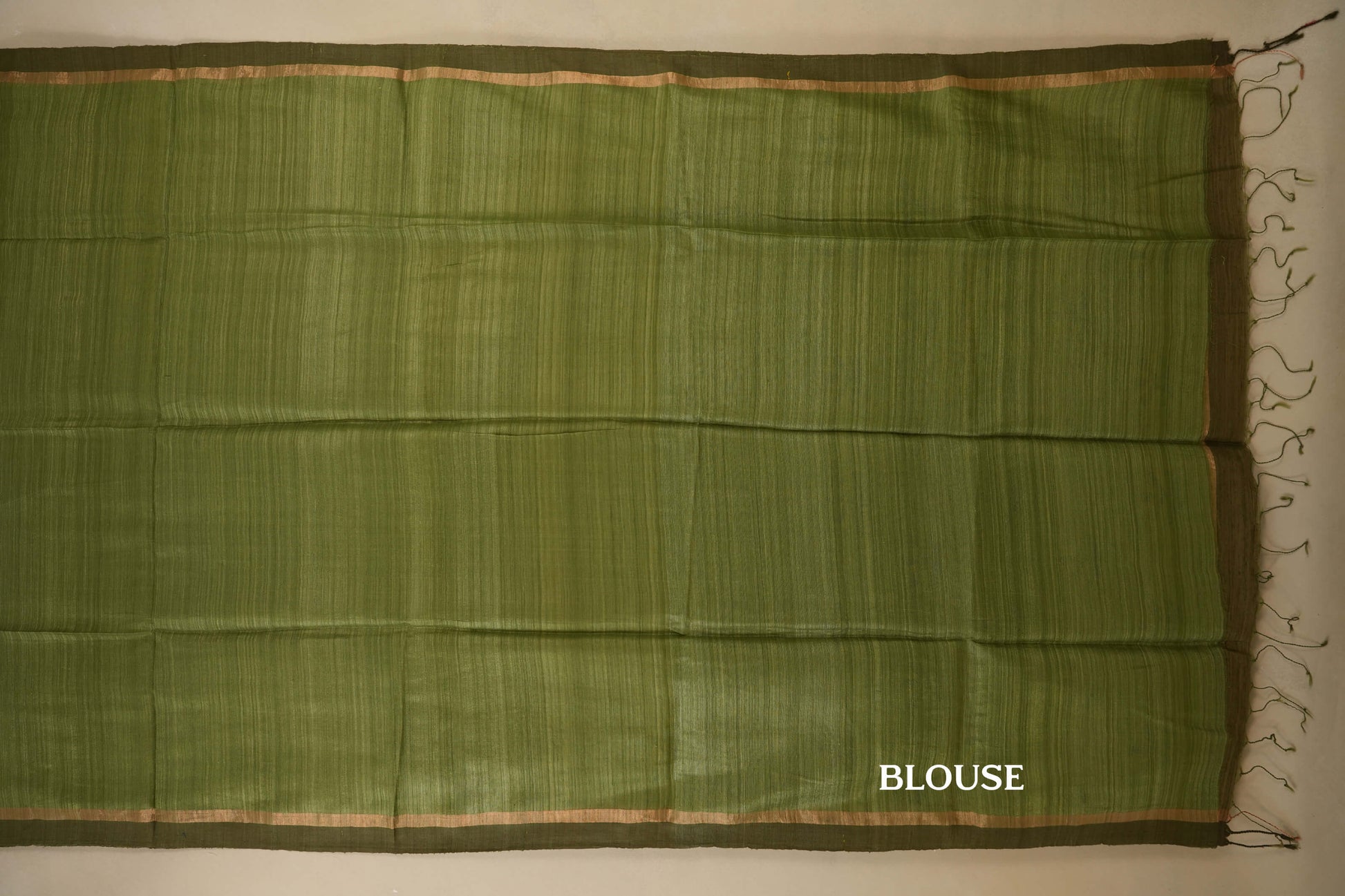 tussar silk saree blouse