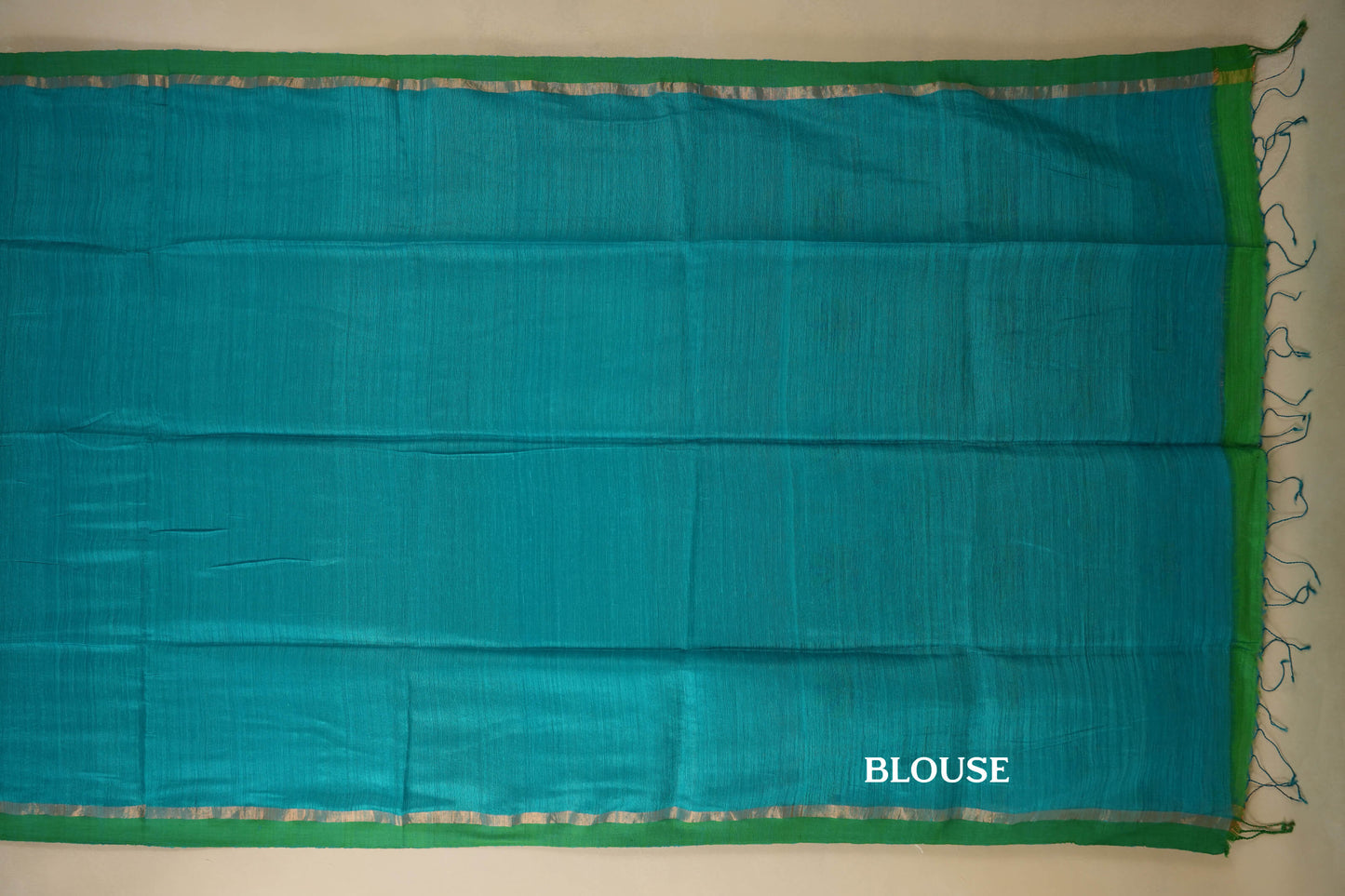 tussar silk saree blouse