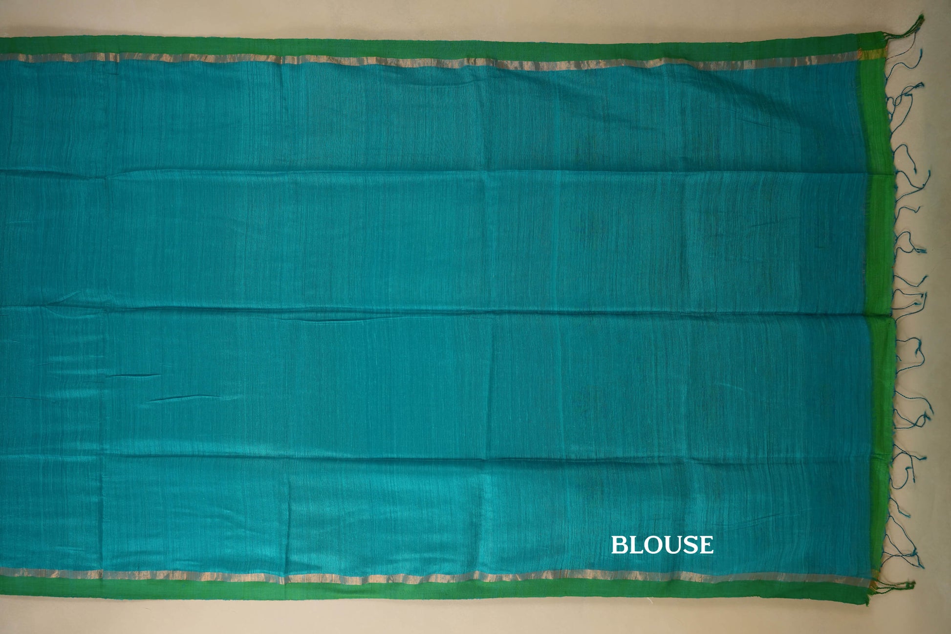 tussar silk saree blouse