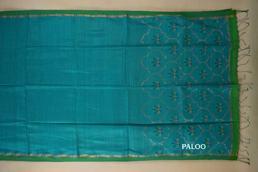 tussar silk saree paloo