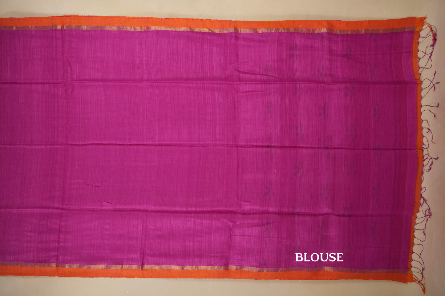 tussar silk saree blouse