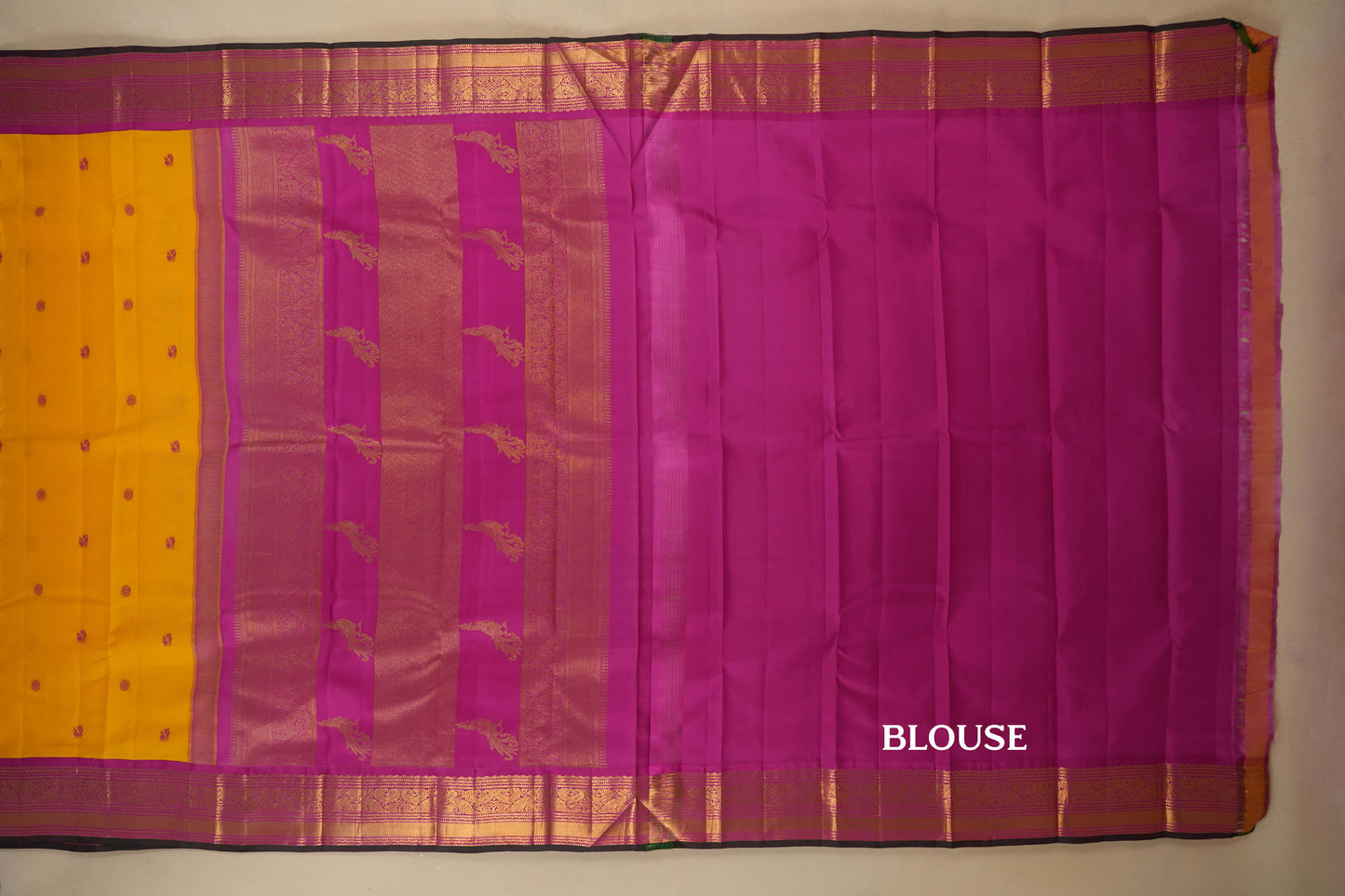 vintage kanjivaram silk saree blouse