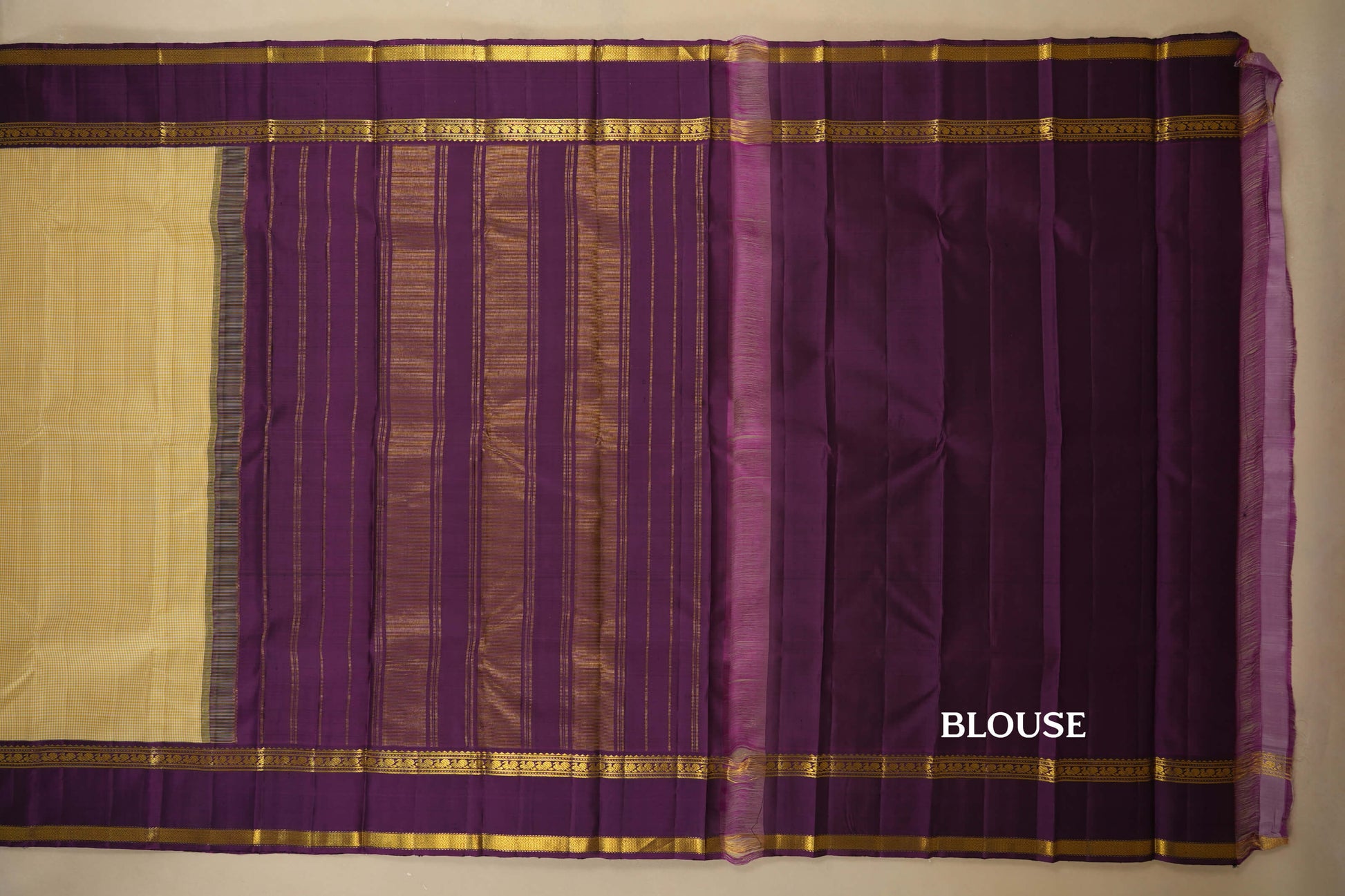 vintage kanjivaram silk saree blouse