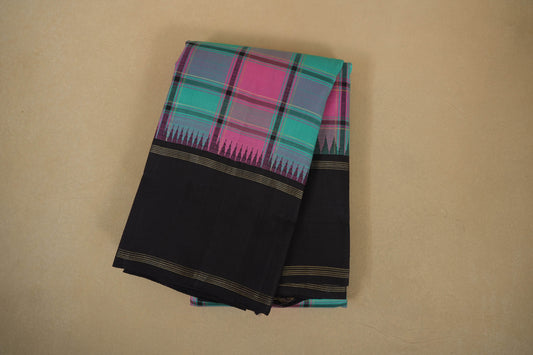 Multi color vintage kanjivaram silk saree