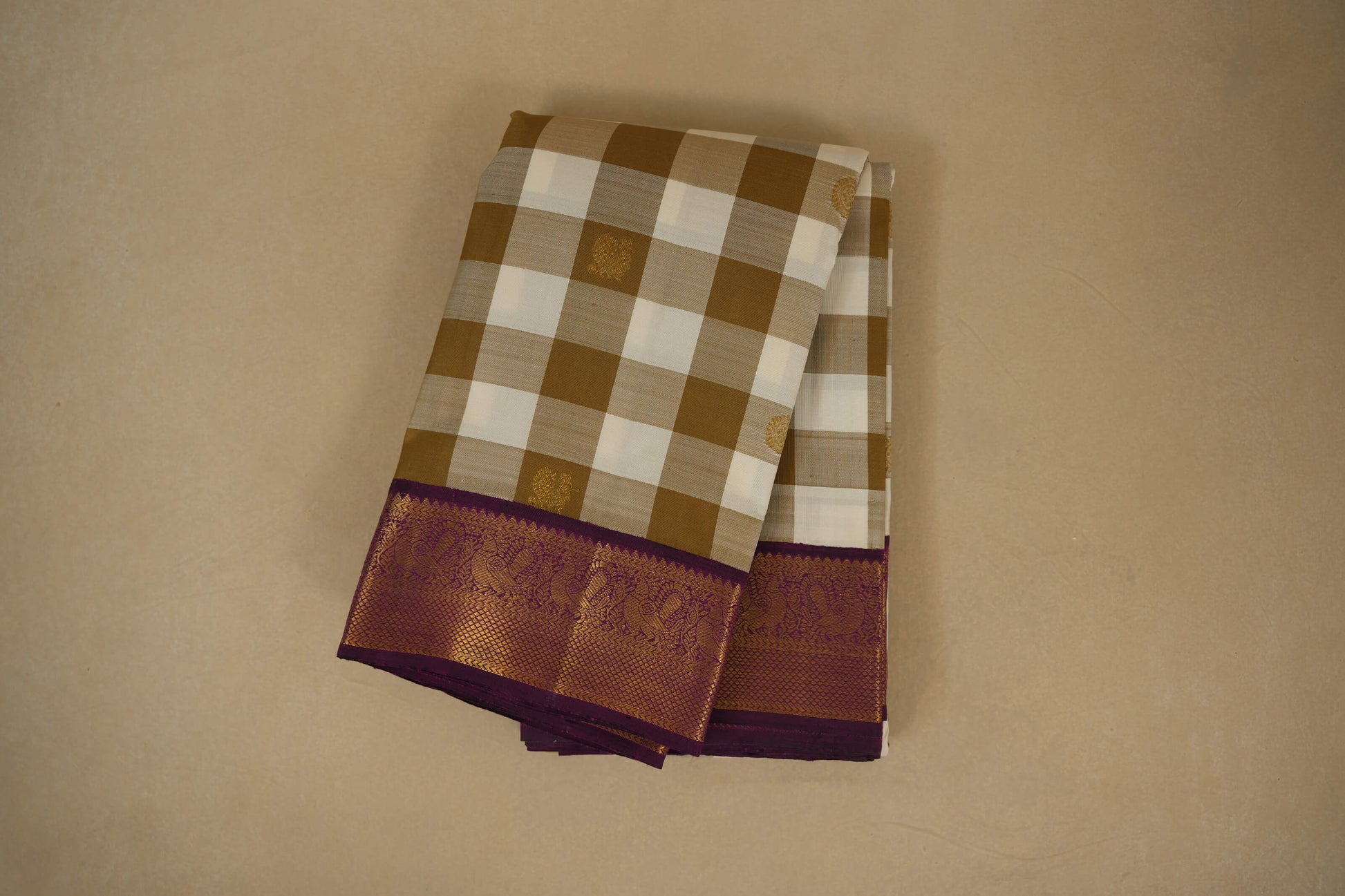 Multi color vintage kanjivaram silk saree