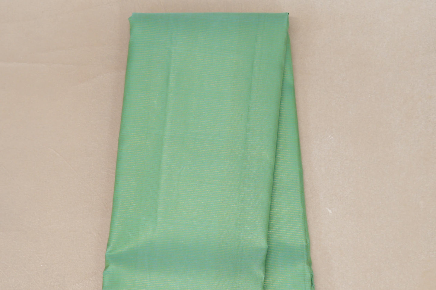 Pastel Green with Lavender Pink Borders Vintage Kanjivaram Silk Saree SS9075