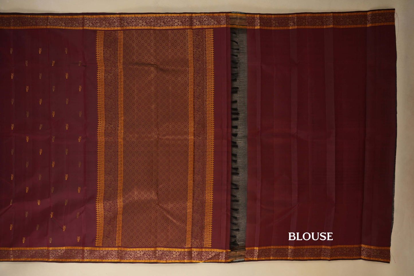 vintage kanjivaram silk saree blouse