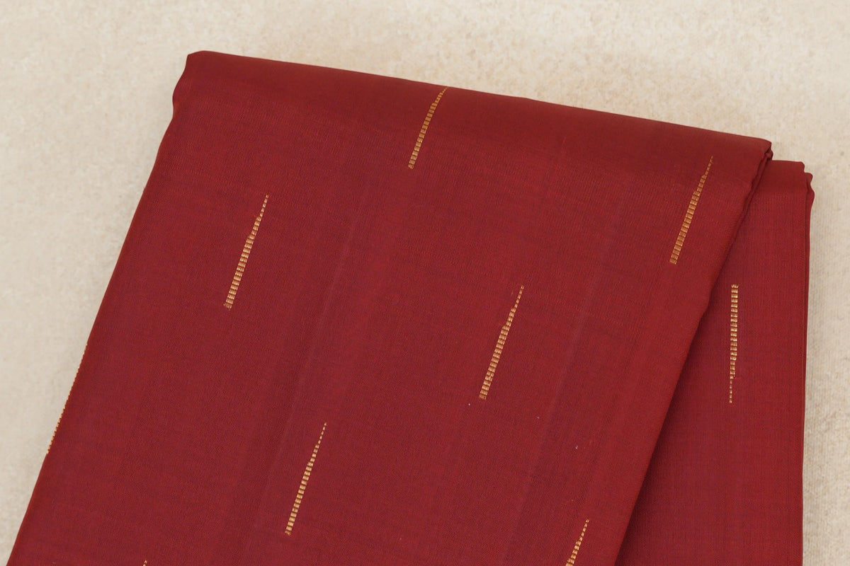 Brick Red with Pink with Bottle Green Selvedge Borders Vintage Kanjivaram Silk Saree body