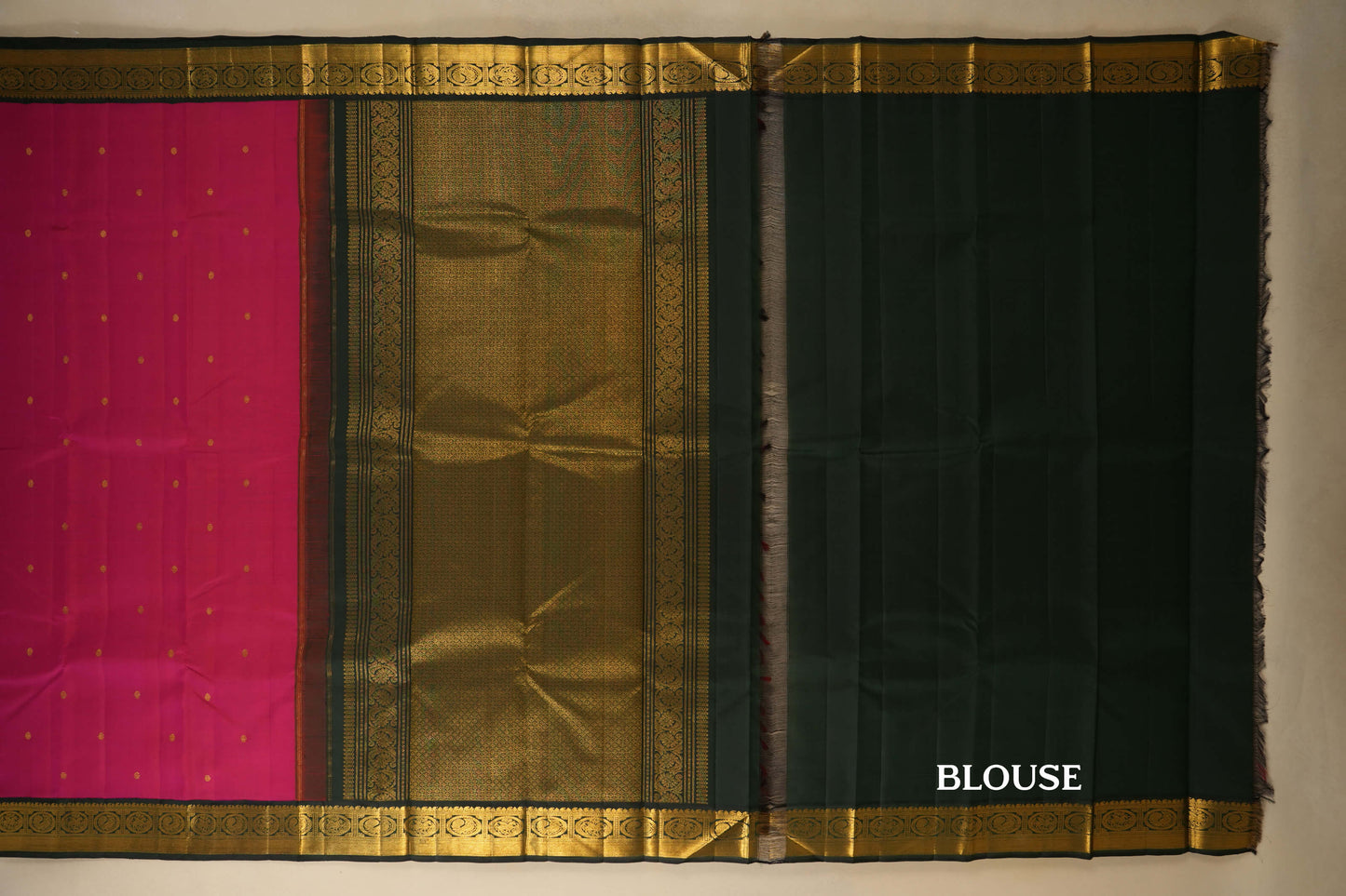 vintage kanjivaram silk saree blouse