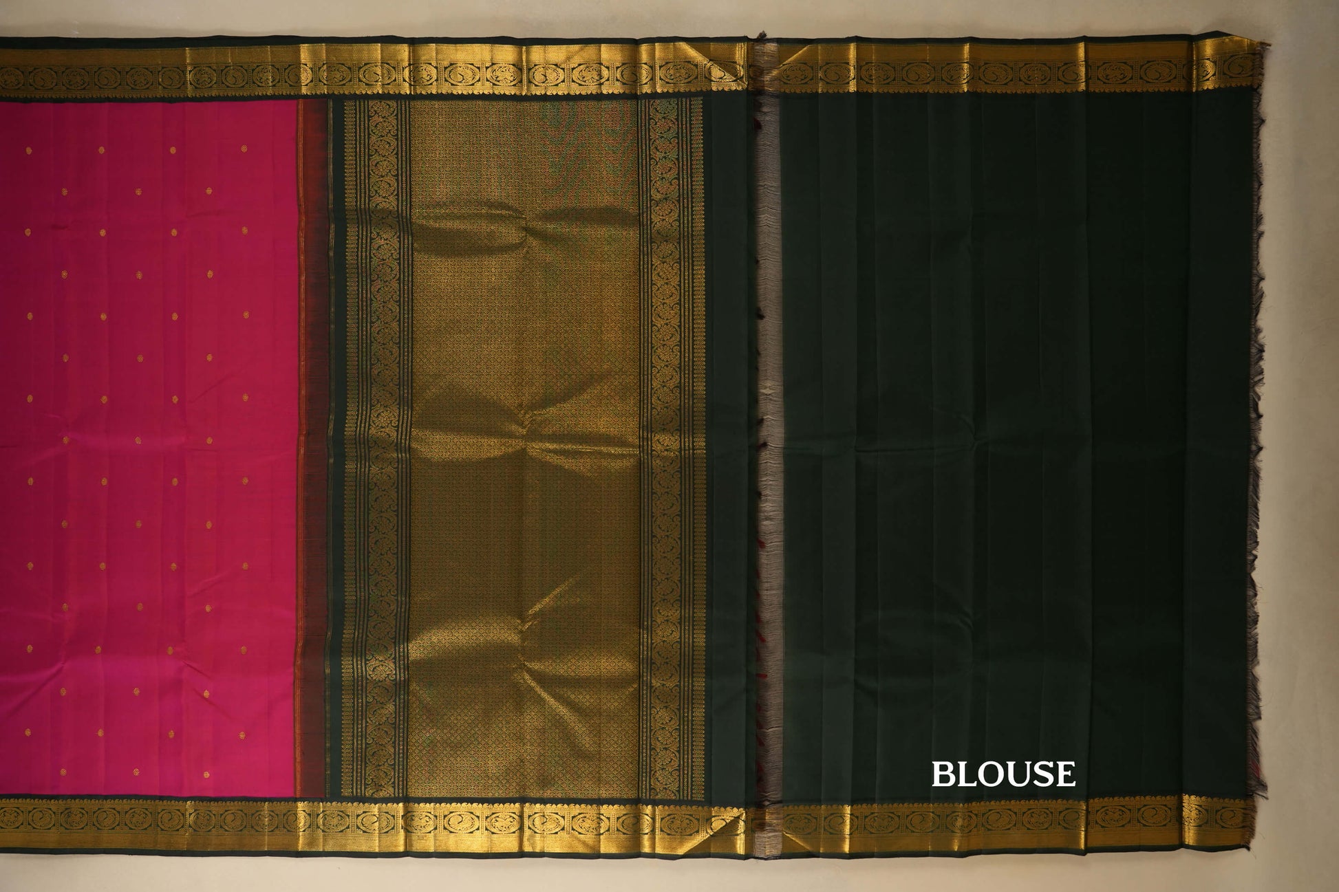 vintage kanjivaram silk saree blouse