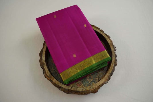 Rani pink light weight kanchipuram saree
