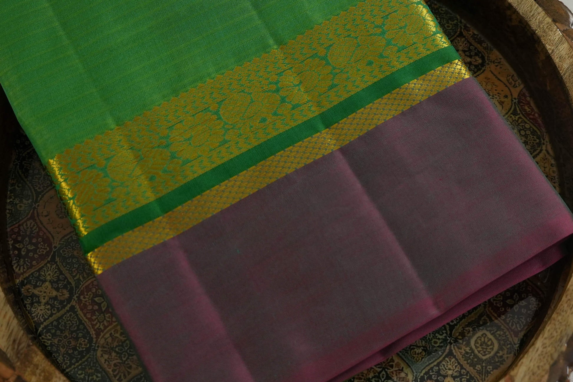 Bridal light weight kanchipuram saree