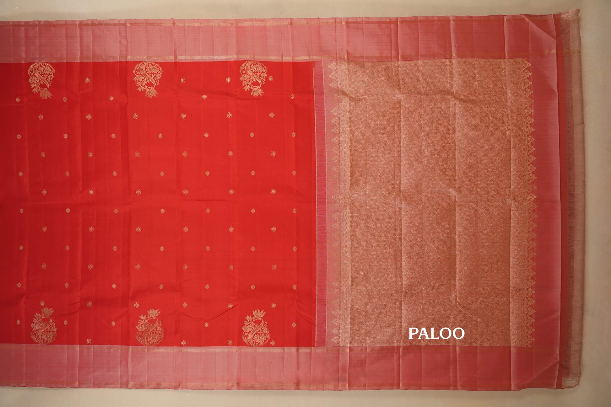 vintage kanjivaram silk saree paloo