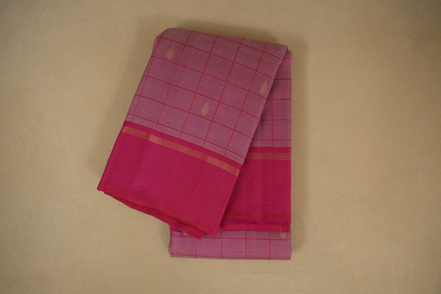 Onion pink vintage kanjivaram silk saree