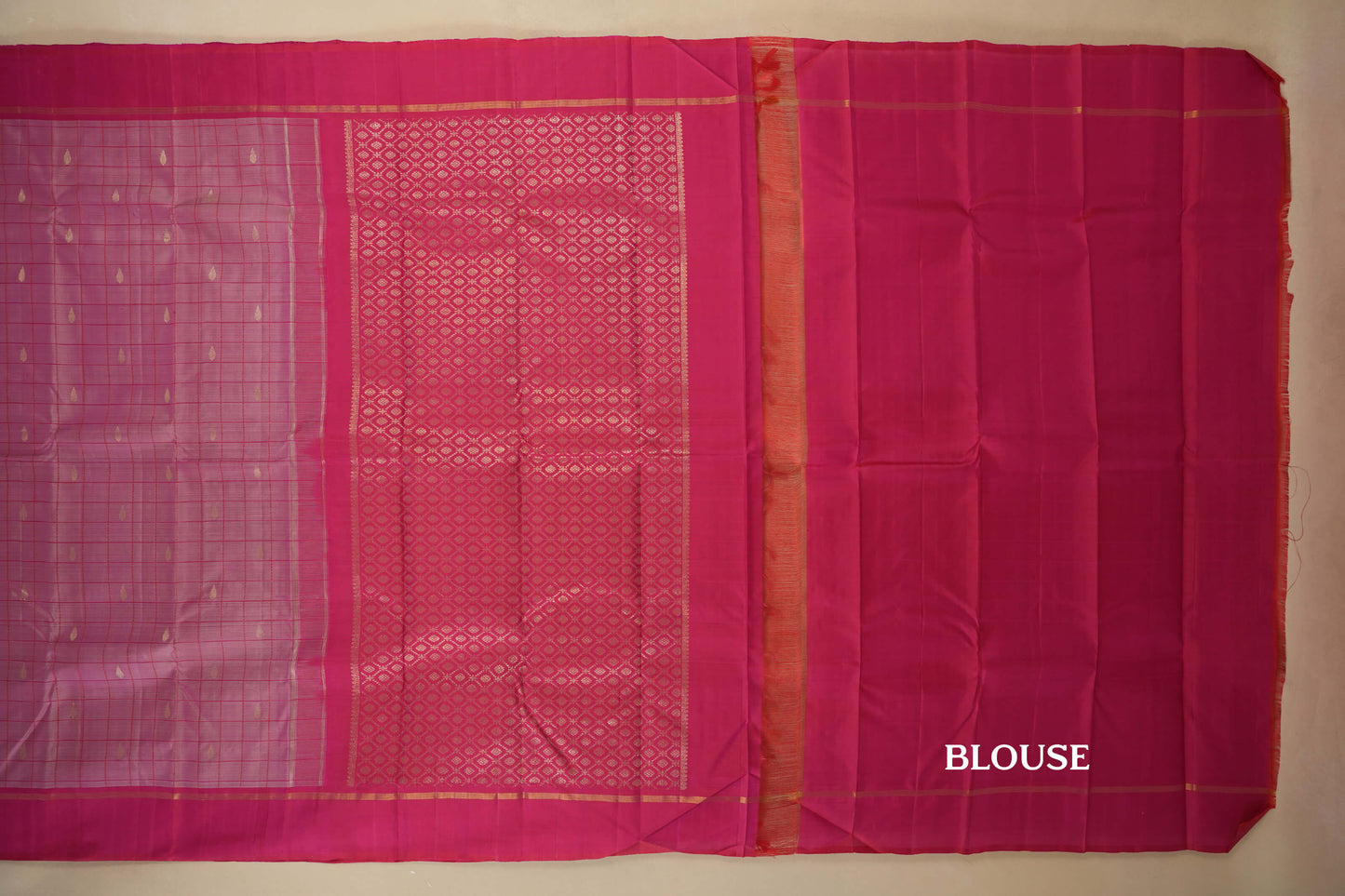 vintage kanjivaram silk saree blouse