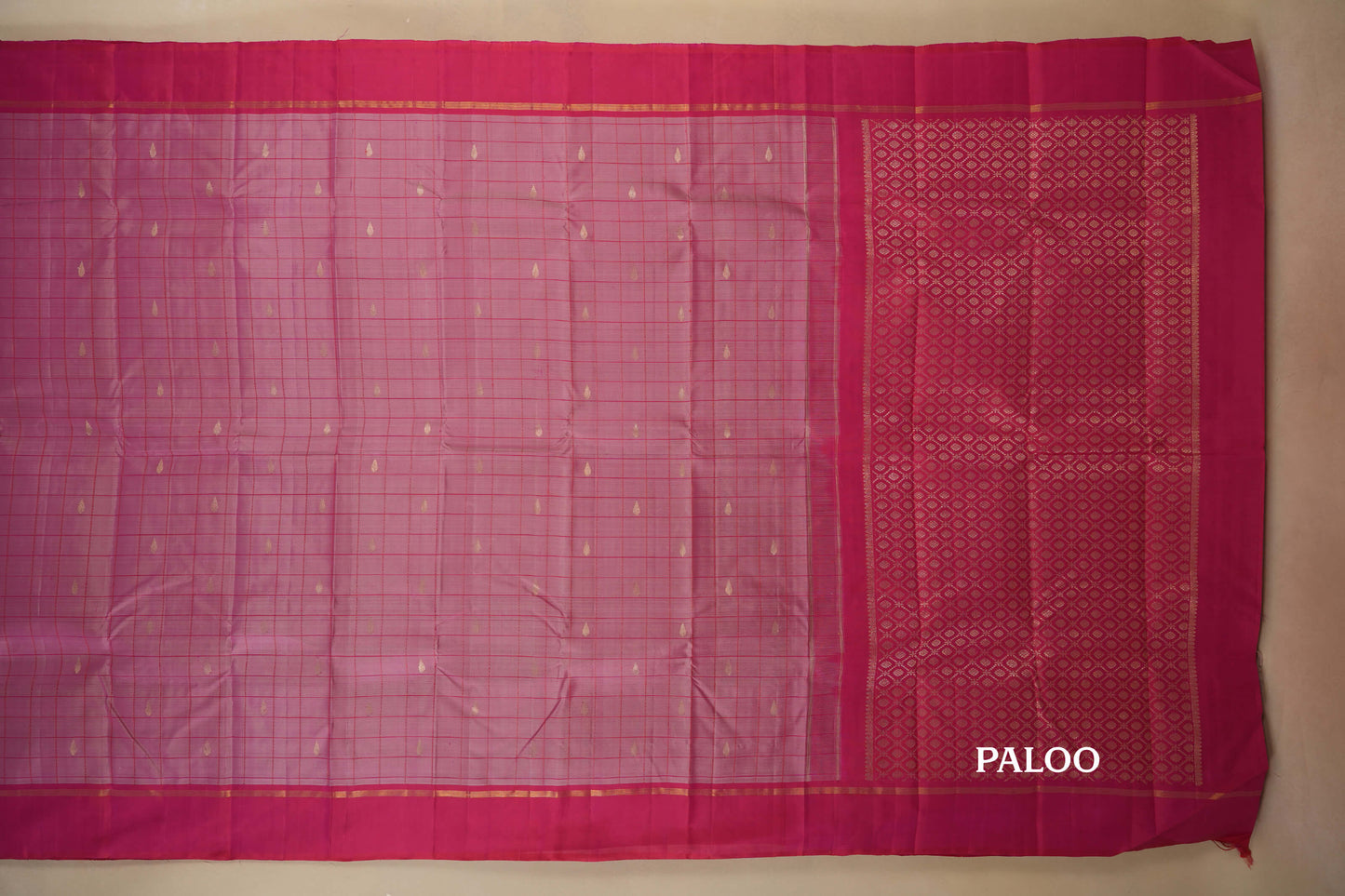 vintage kanjivaram silk saree paloo