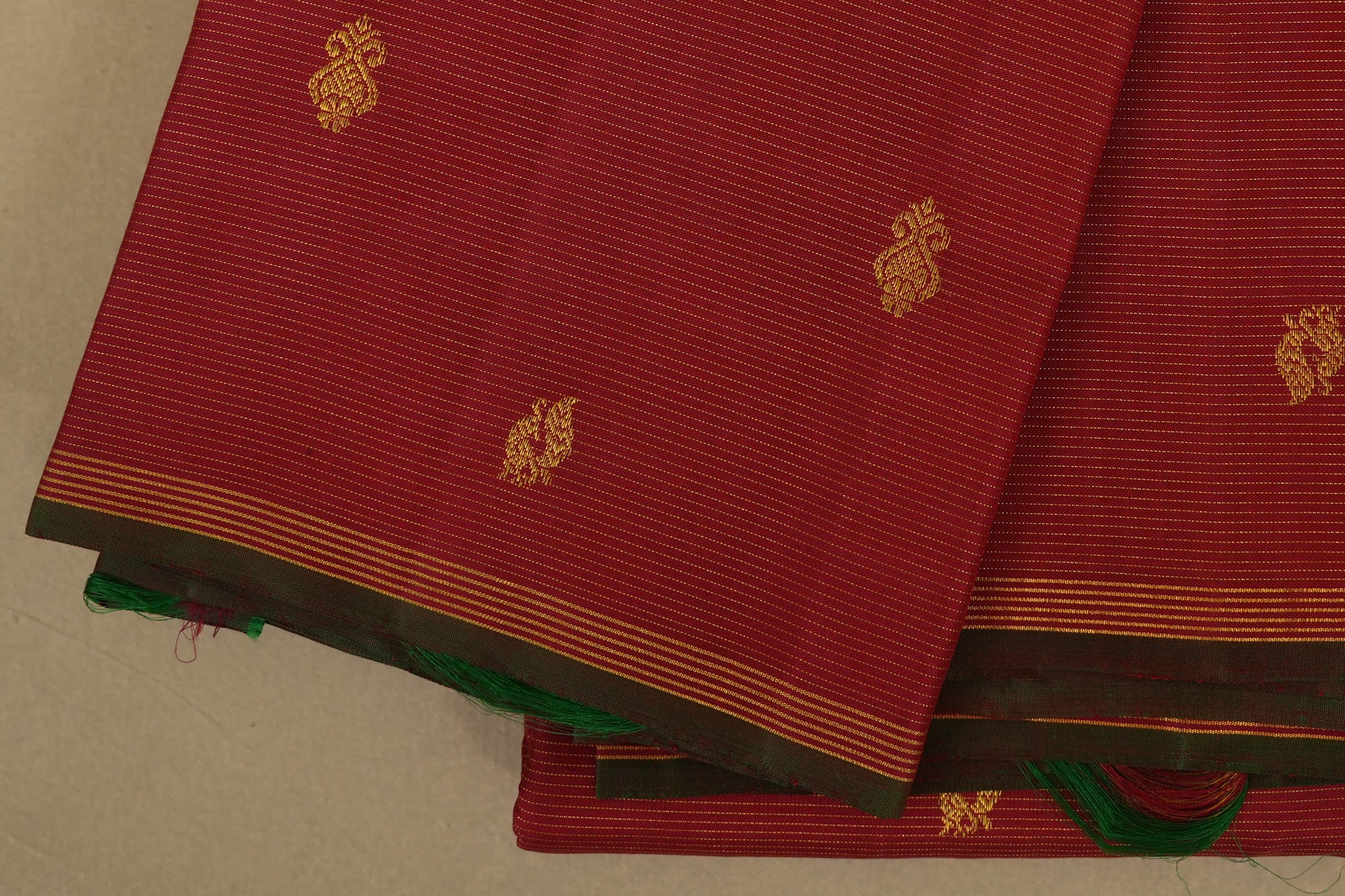 Borderless vintage kanjivaram silk saree