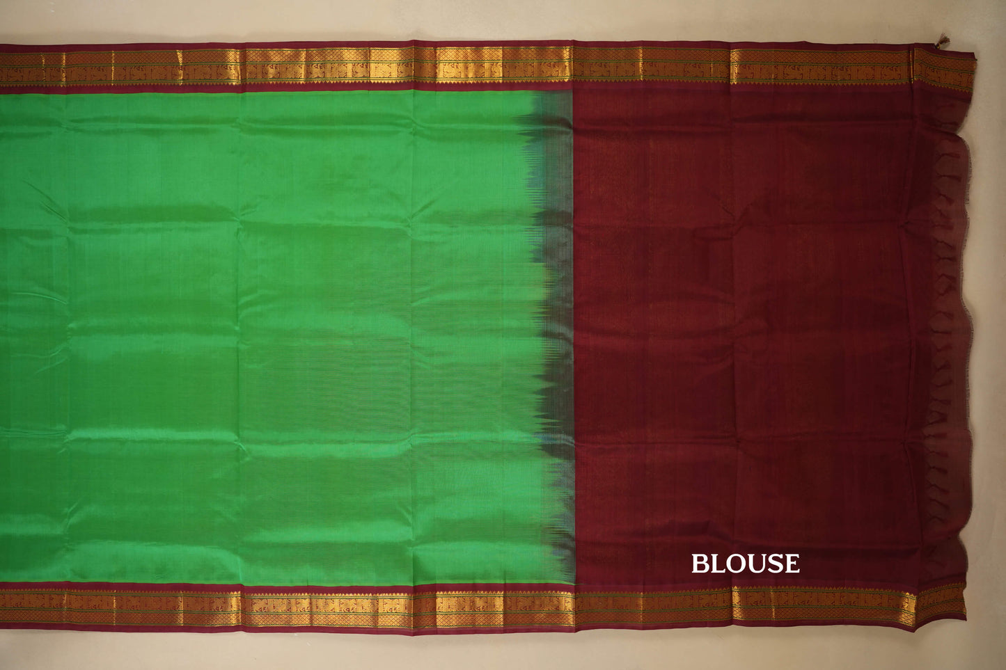vintage silk cotton saree blouse