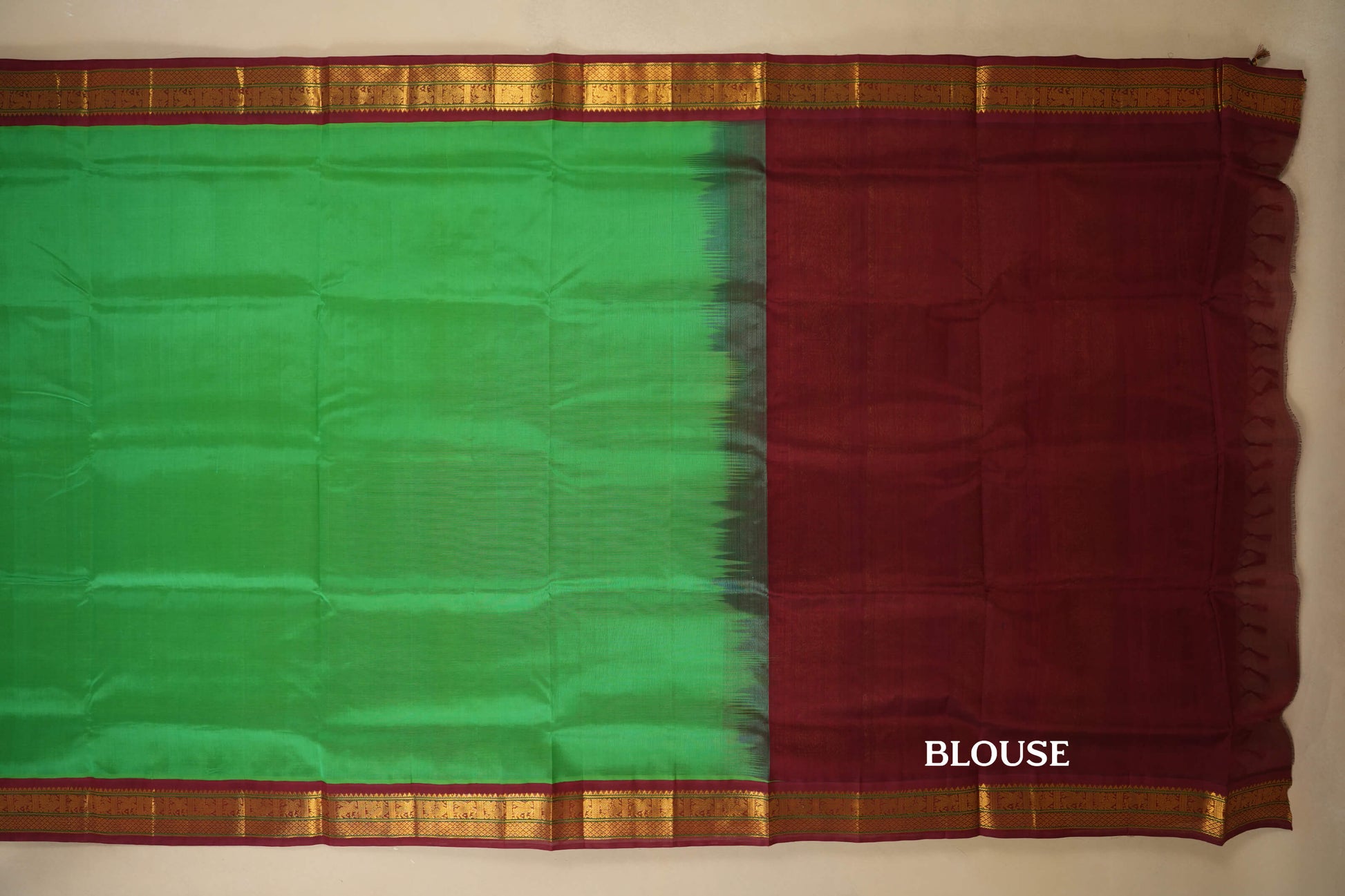 vintage silk cotton saree blouse