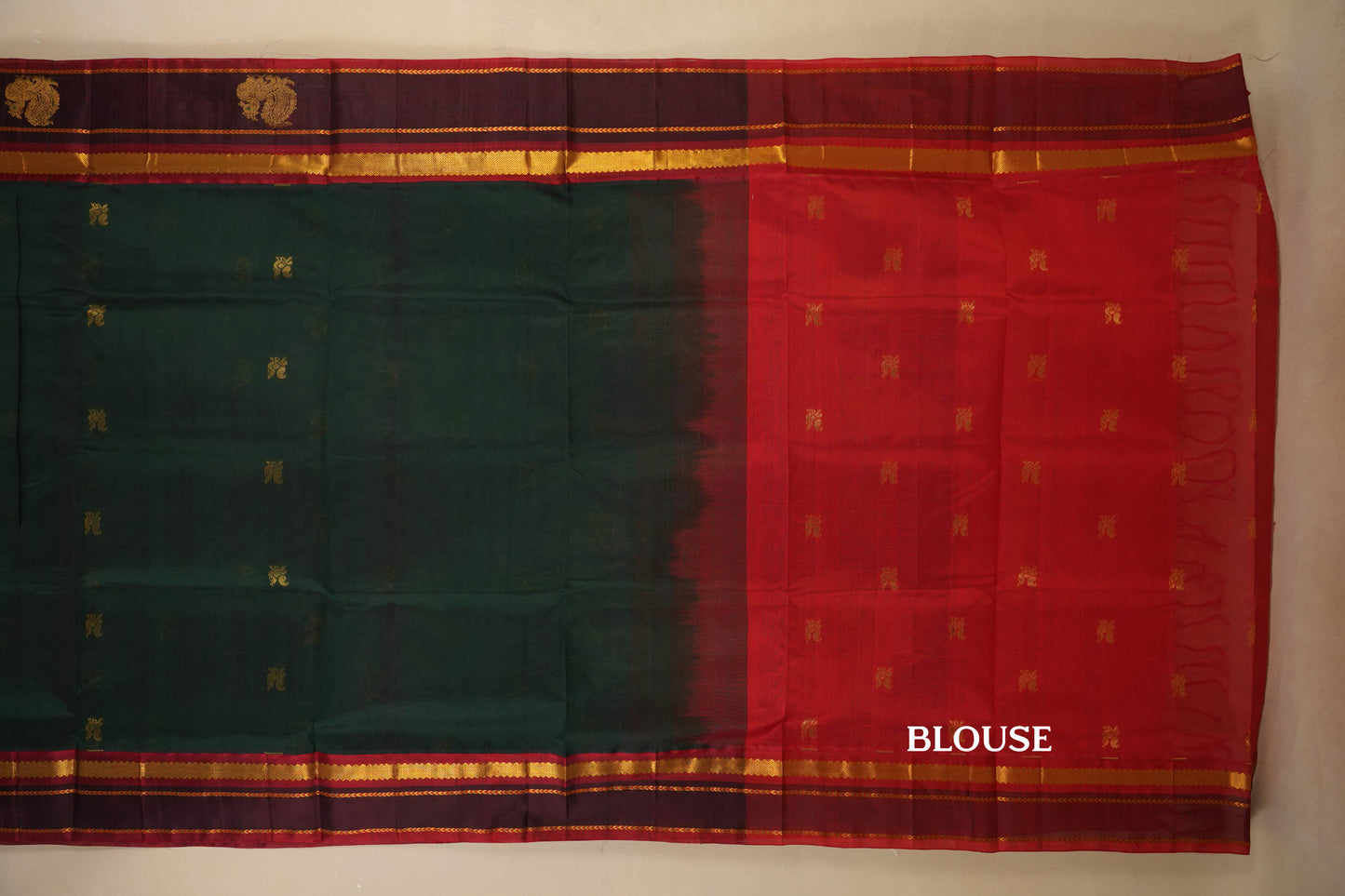 vintage silk cotton saree blouse