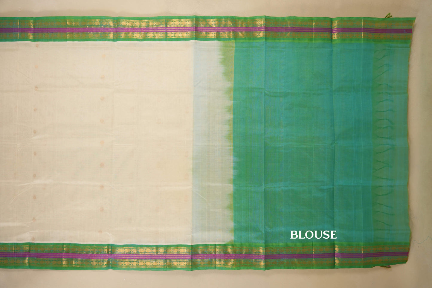 vintage silk cotton saree blouse