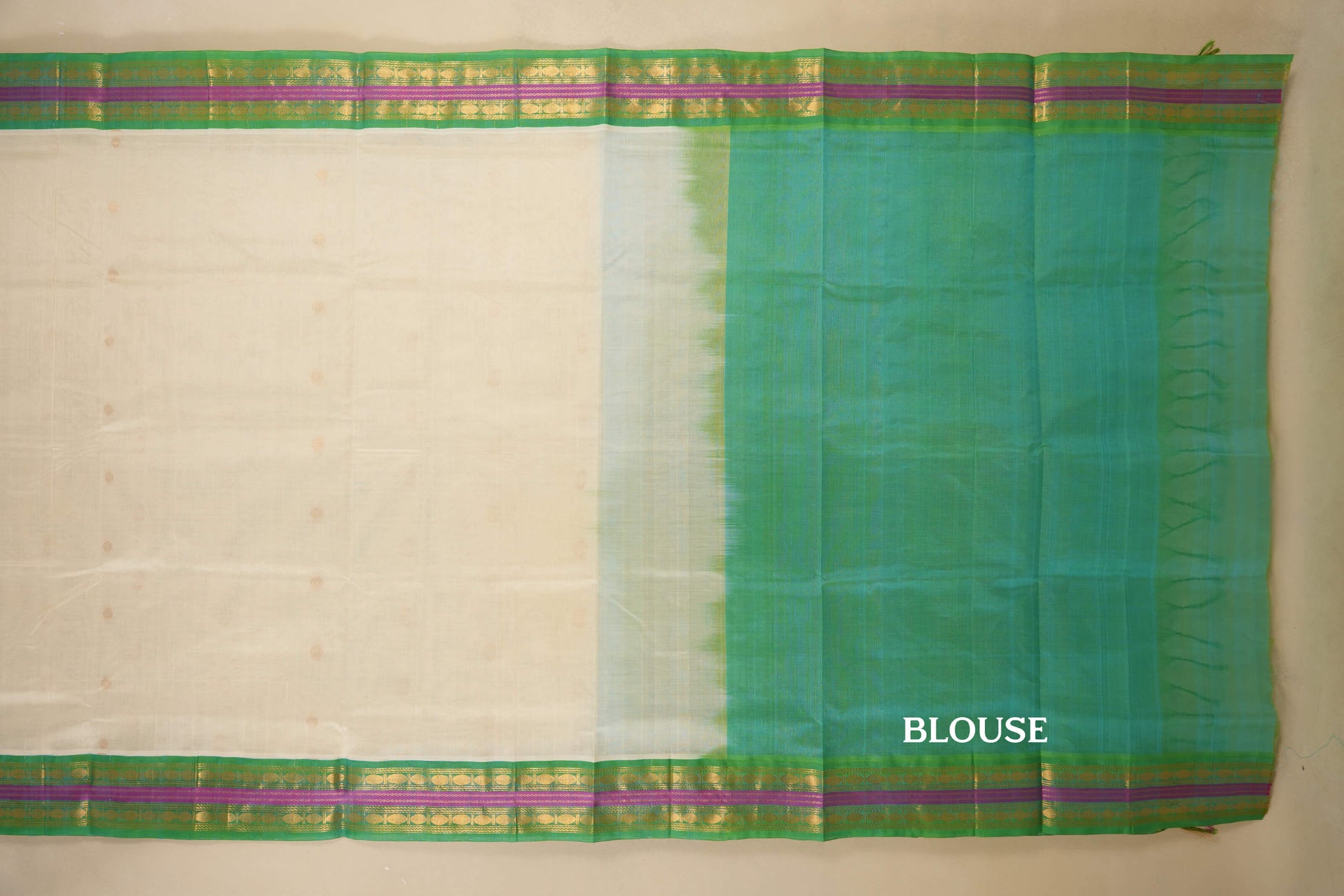 vintage silk cotton saree blouse
