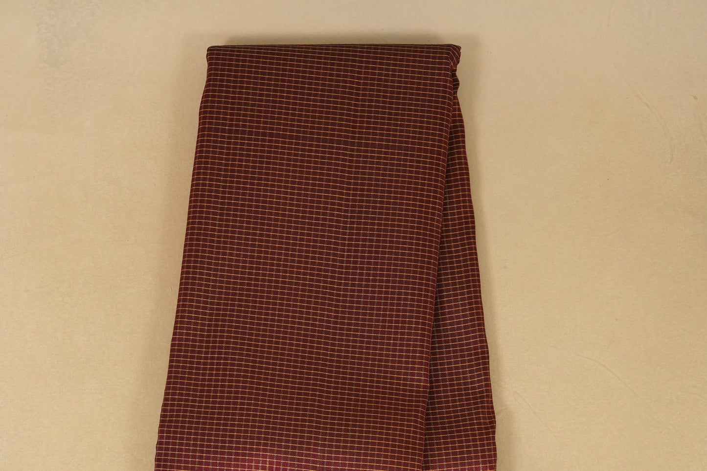 Dark Maroon Kanjivaram Silk Saree  body zoom