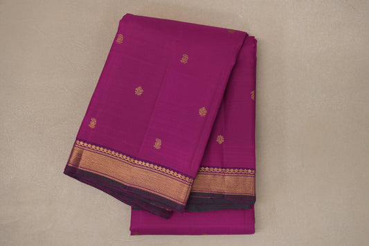 Bright magenta Vintage Kanjivaram Silk Saree SS9105