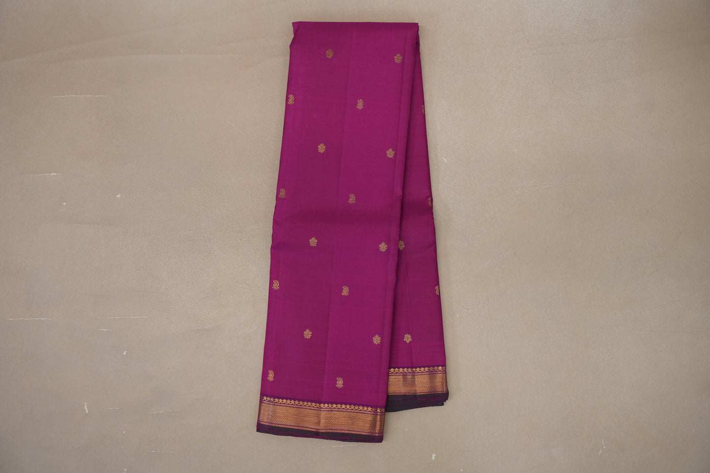 Bright magenta Vintage Kanjivaram Silk Saree SS9105