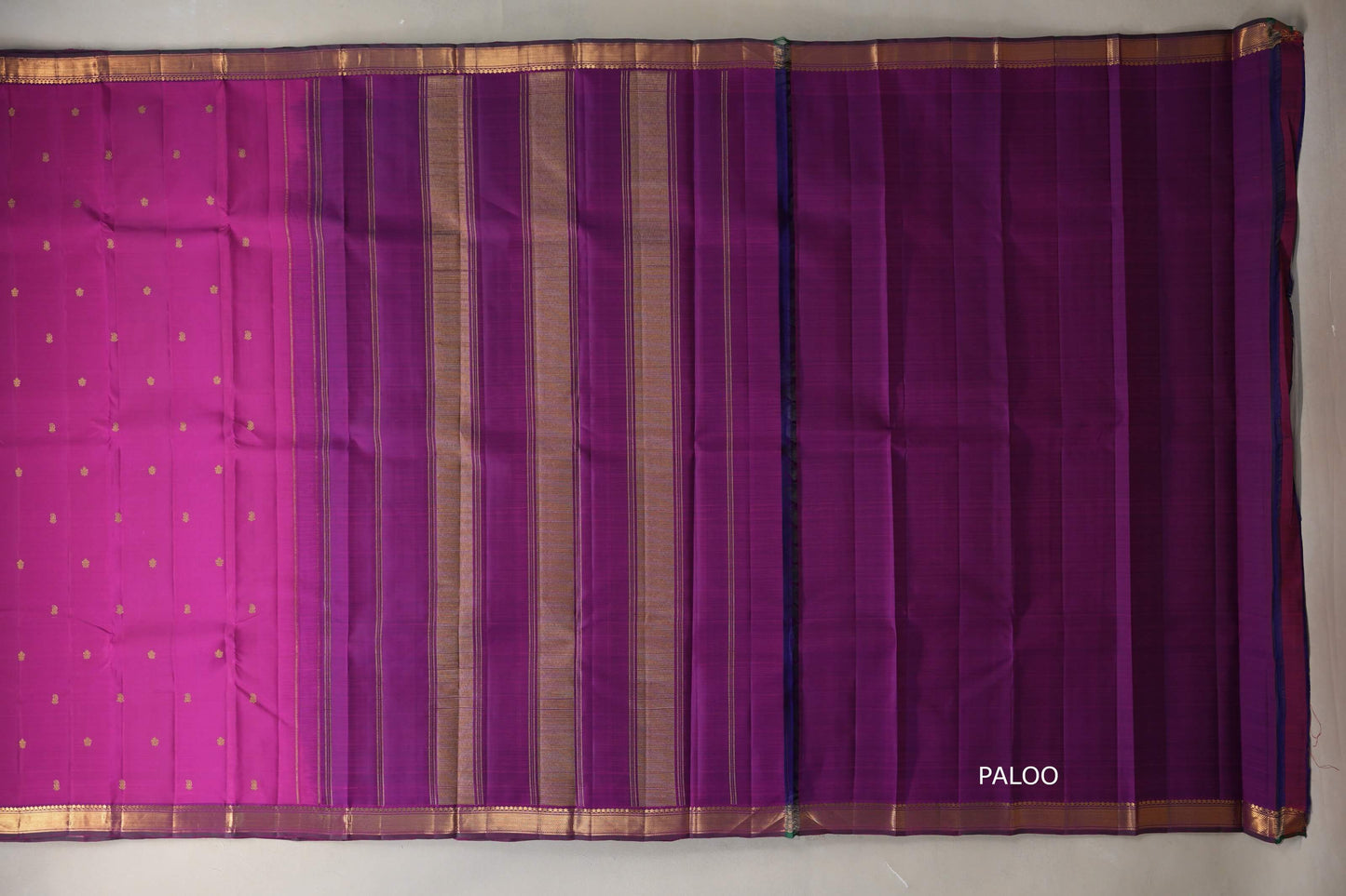 Bright magenta Vintage Kanjivaram Silk Saree SS9105