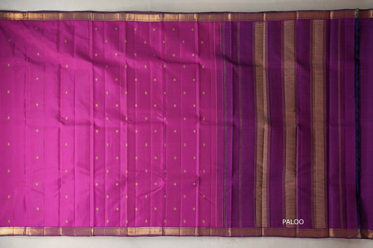 Bright magenta Vintage Kanjivaram Silk Saree SS9105