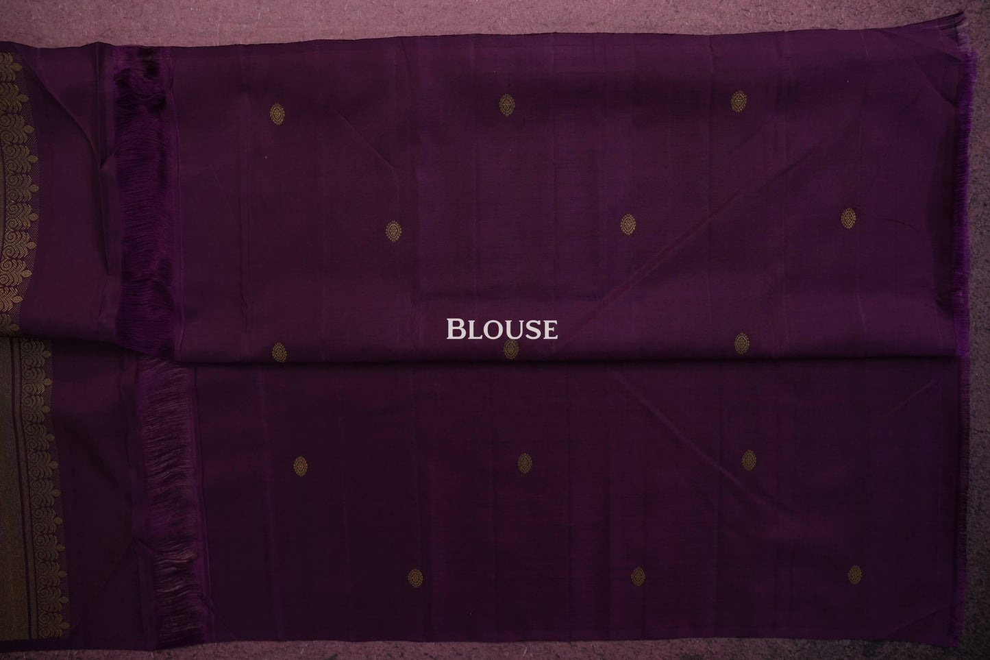 Leaf Green Borderless Kanjivaram Silk Saree SS6590