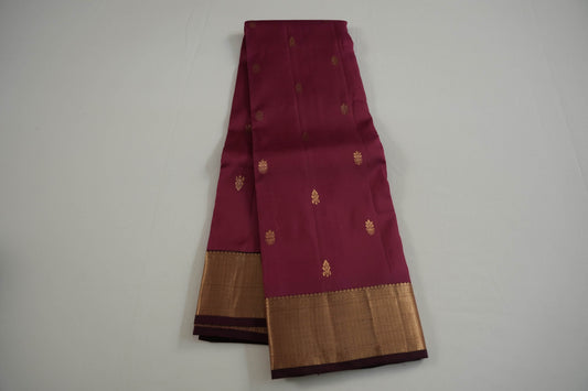 Bridal light weight kanchipuram silk saree