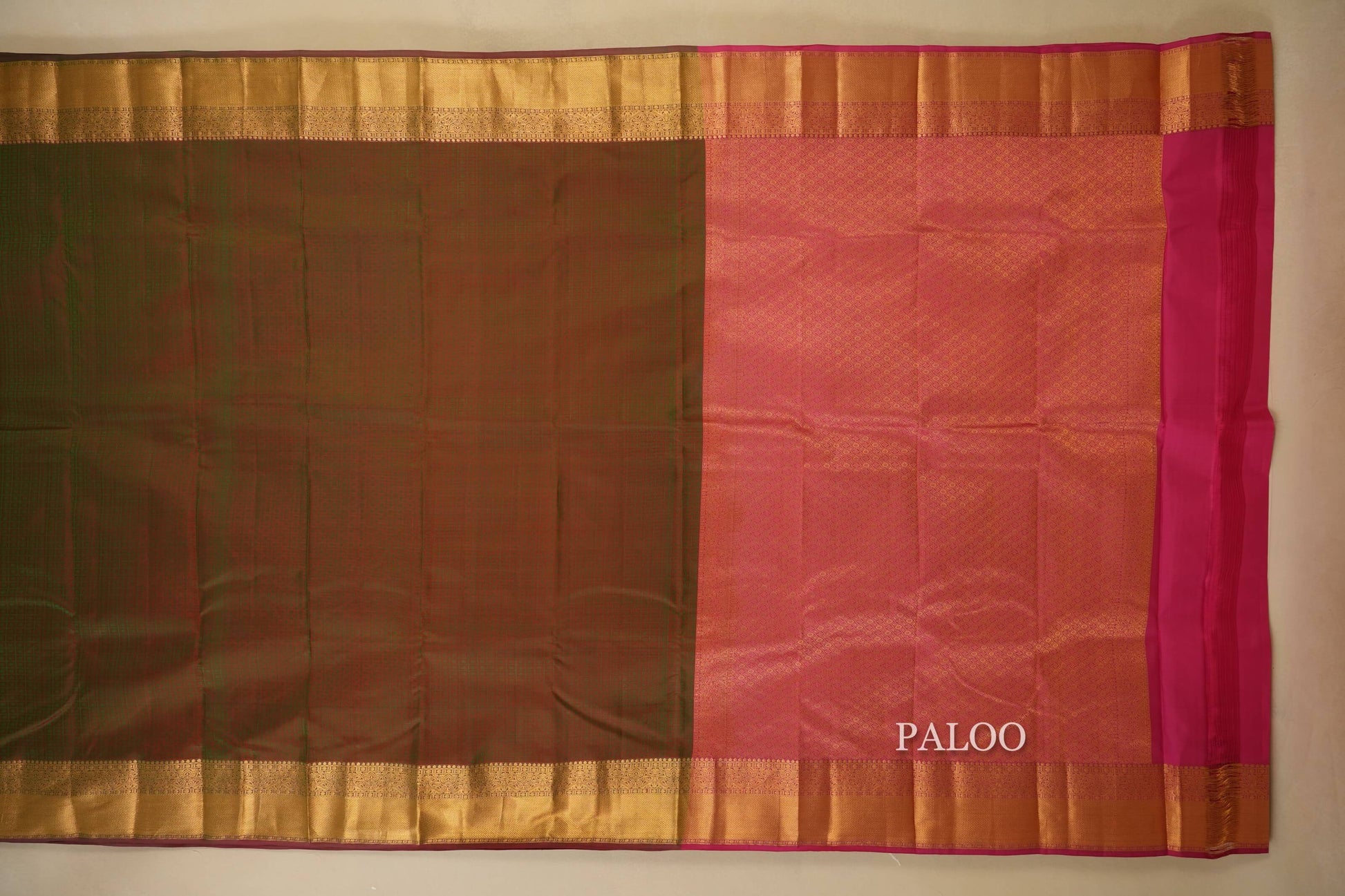 Manthulir Light Weight Kanchipuram Silk Saree Paloo