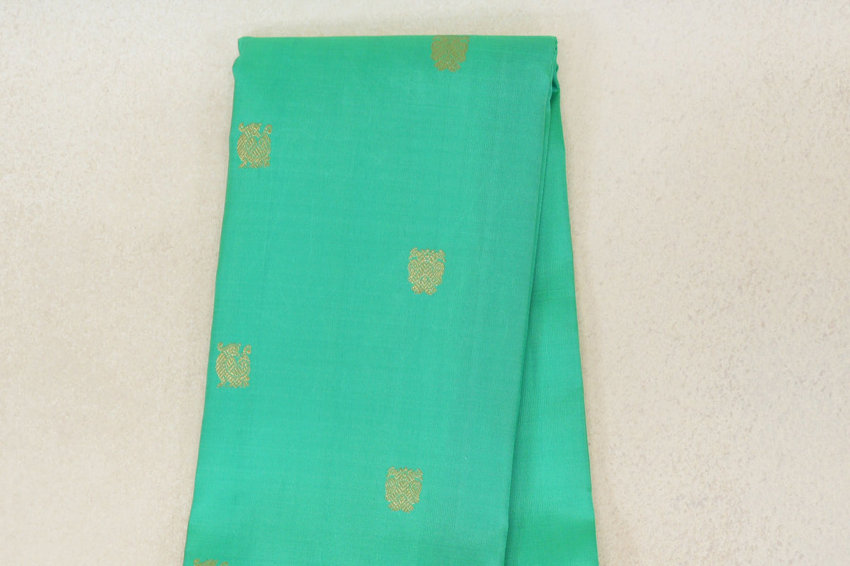 Aqua Green Vintage Kanjivaram Silk Saree online