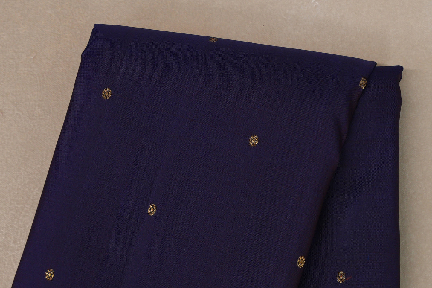 Deep Blue with Deep Magenta Borders Vintage Kanjivaram Silk Saree SS9192