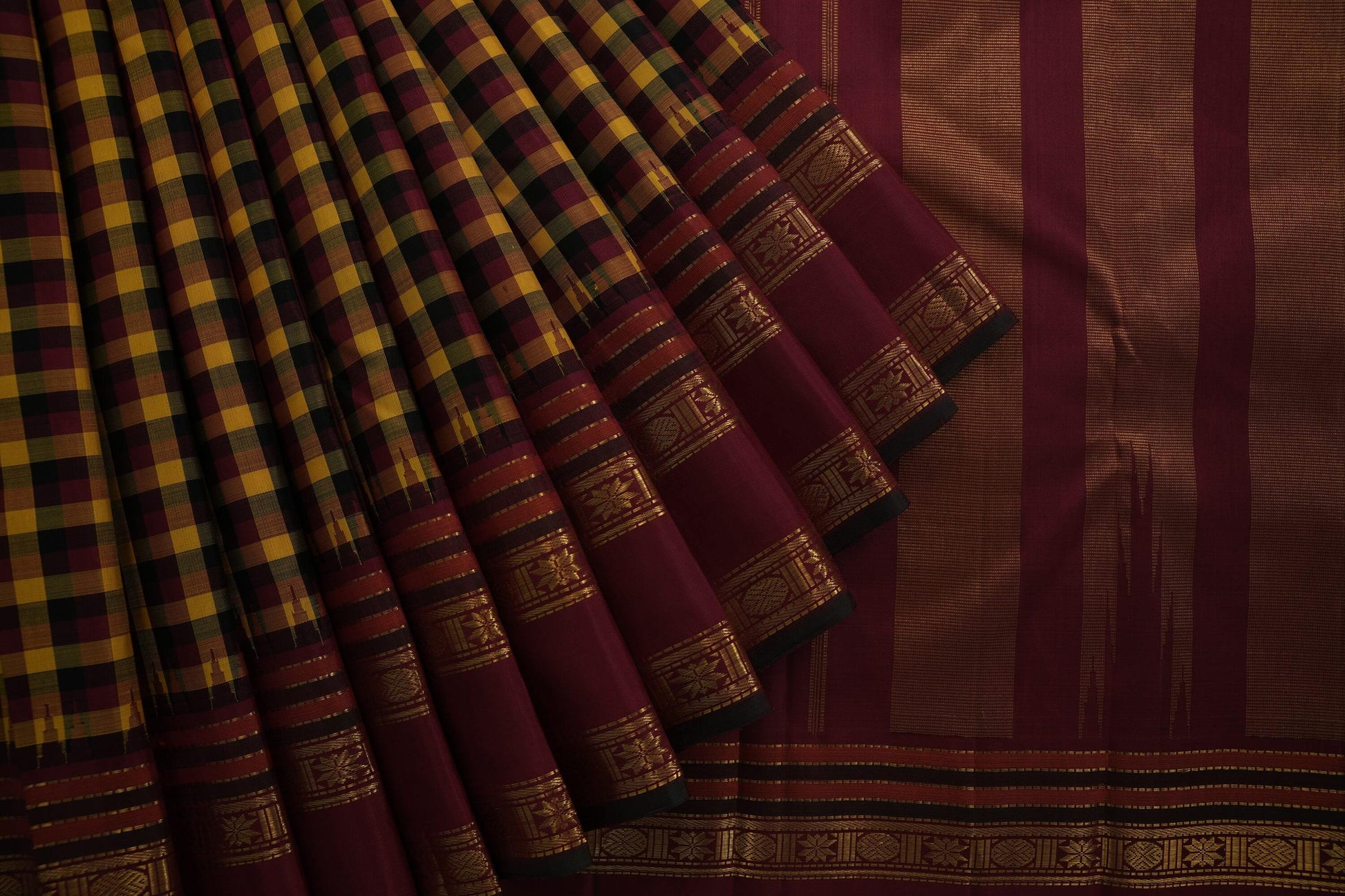 Vintage kanchipuram silk saree