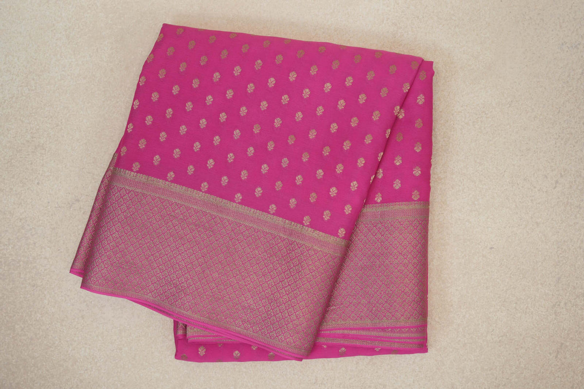 Rani Pink Mysore Silk Saree